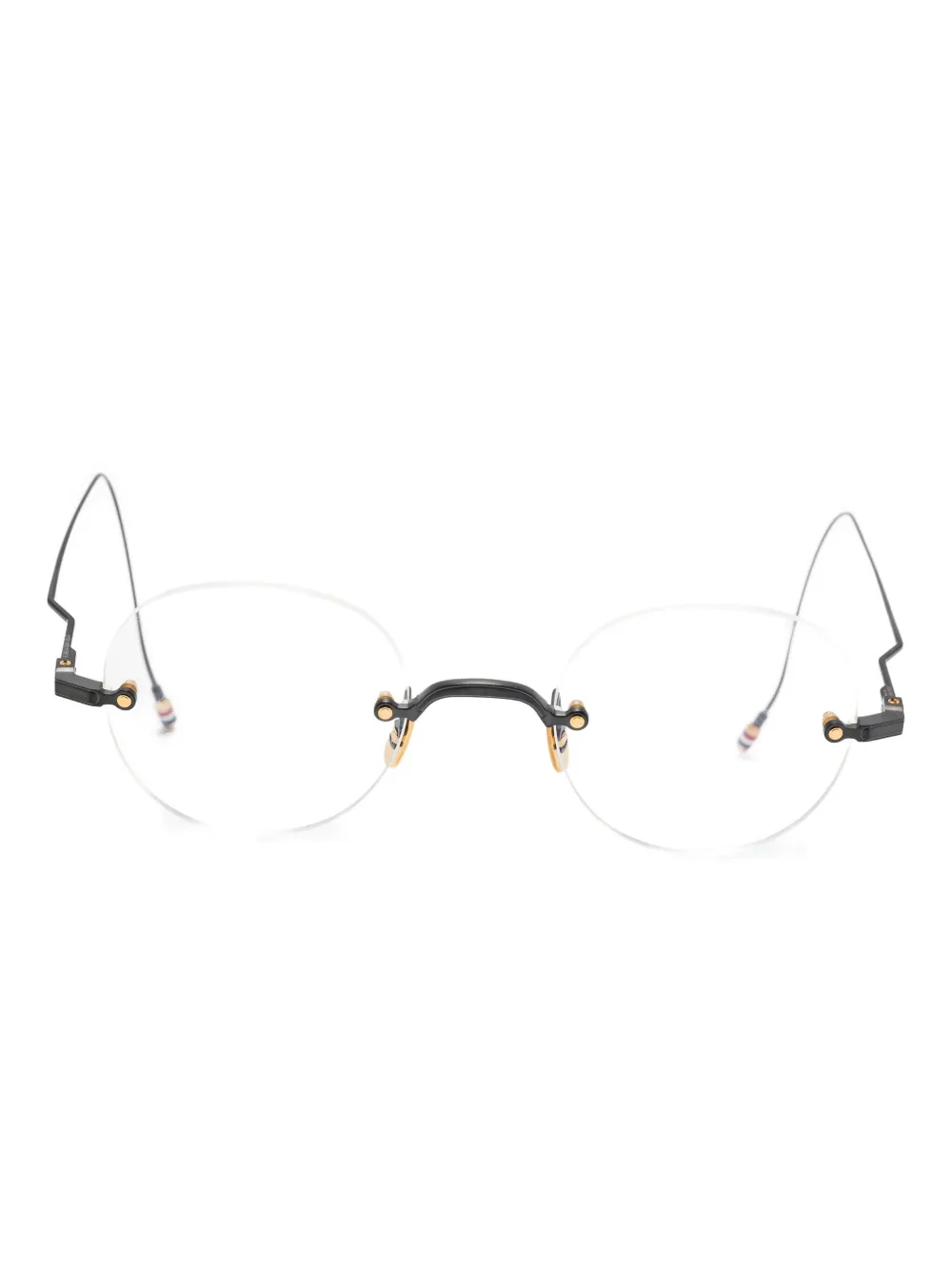 

Очки в круглой оправе Thom Browne Eyewear, черный