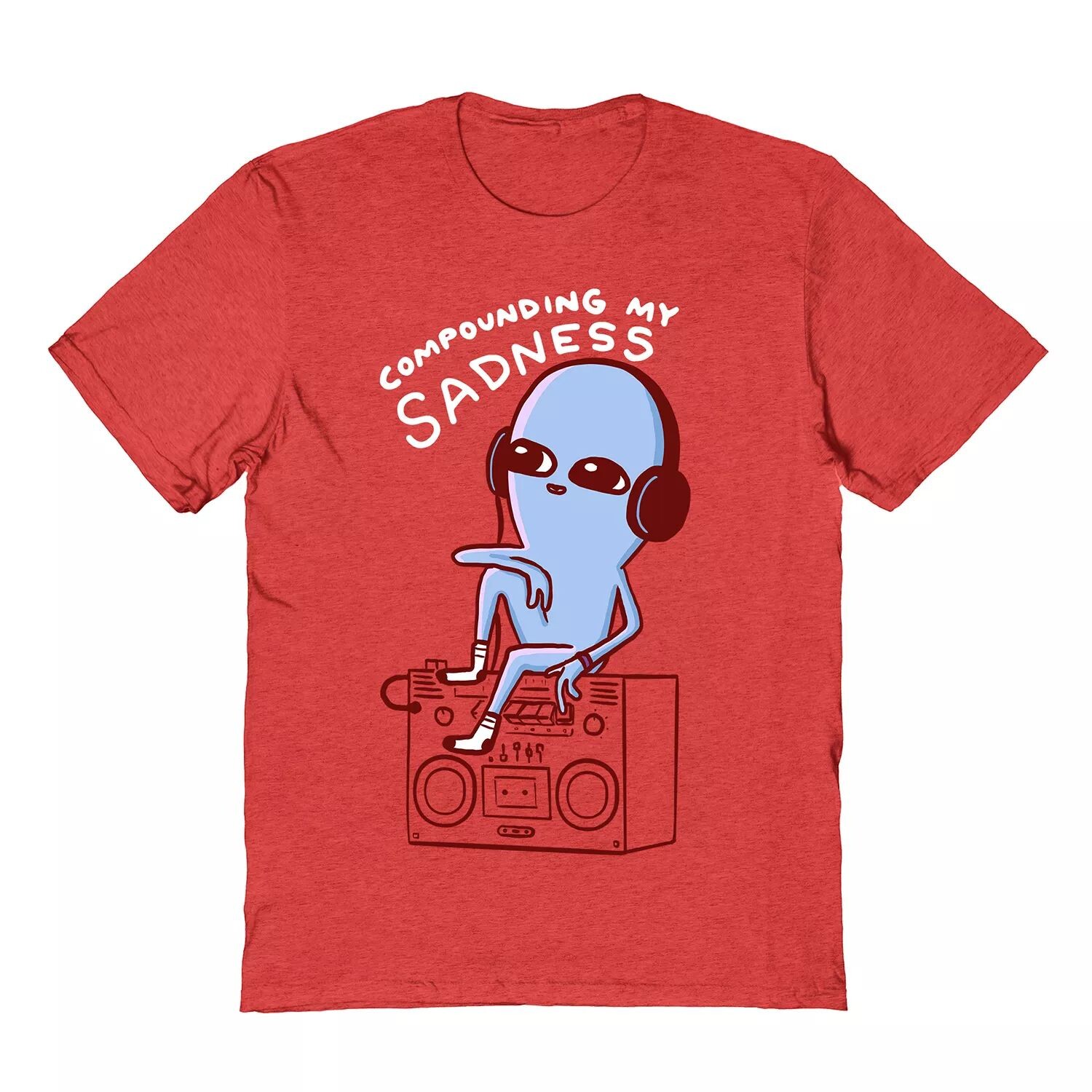 

Мужская футболка Strange Planet от Nathan Pyle Compounding Sadness COLAB89 by Threadless