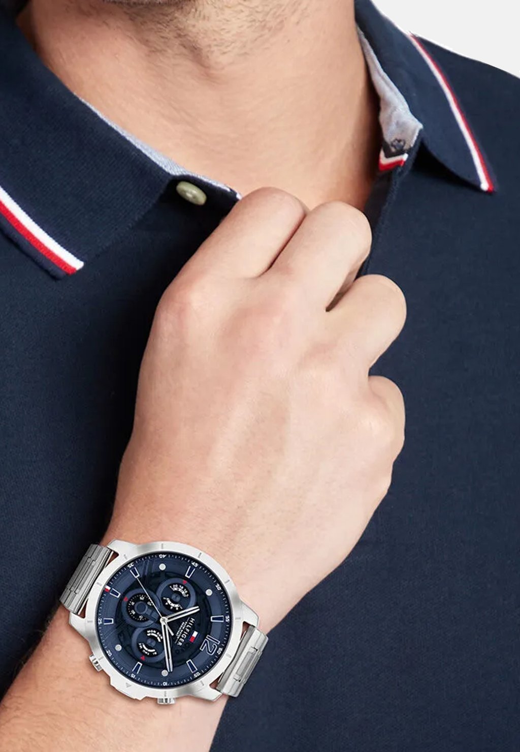

Часы Tommy Hilfiger, серебряный