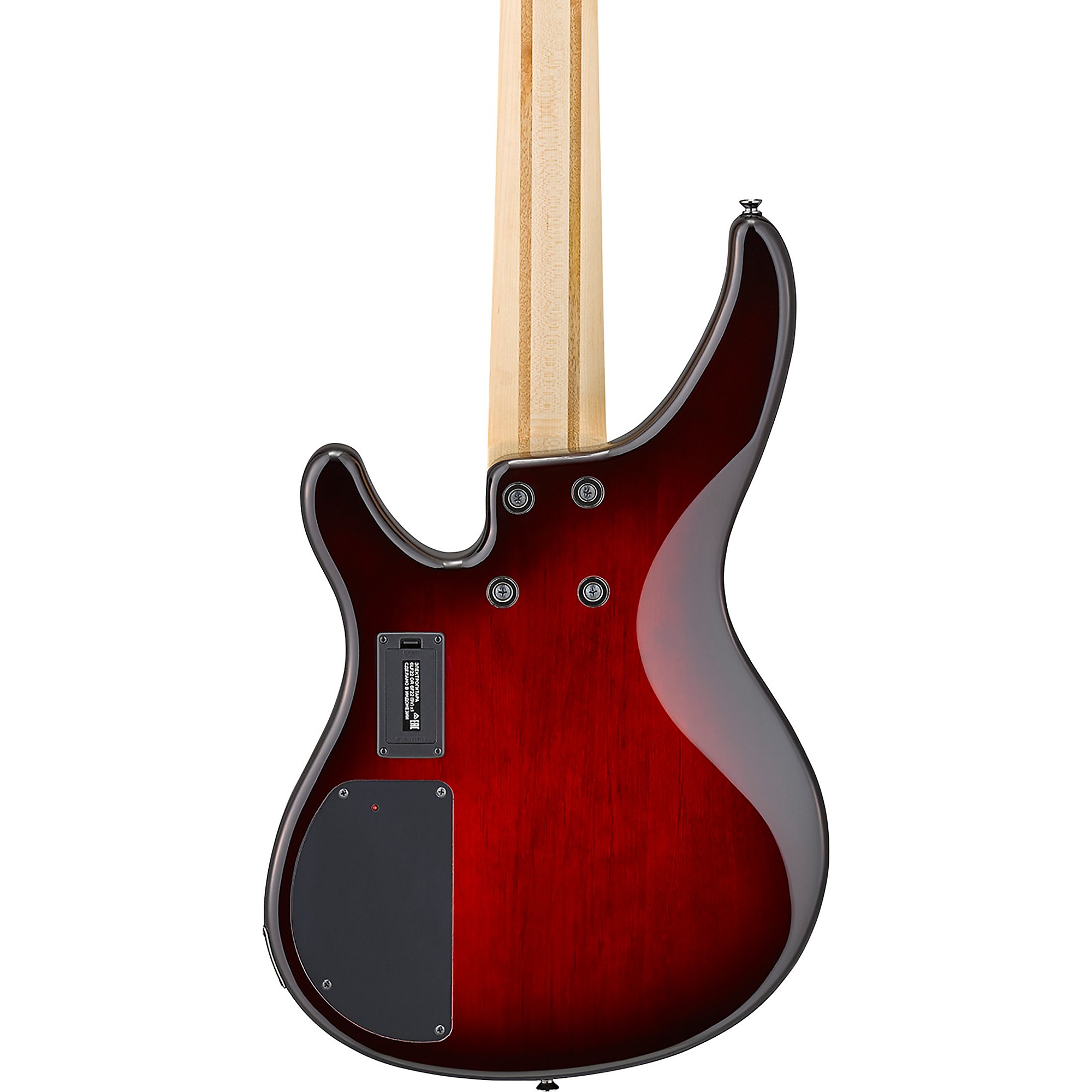 

5-струнная электрическая бас-гитара Yamaha TRBX605FM Dark Red Burst