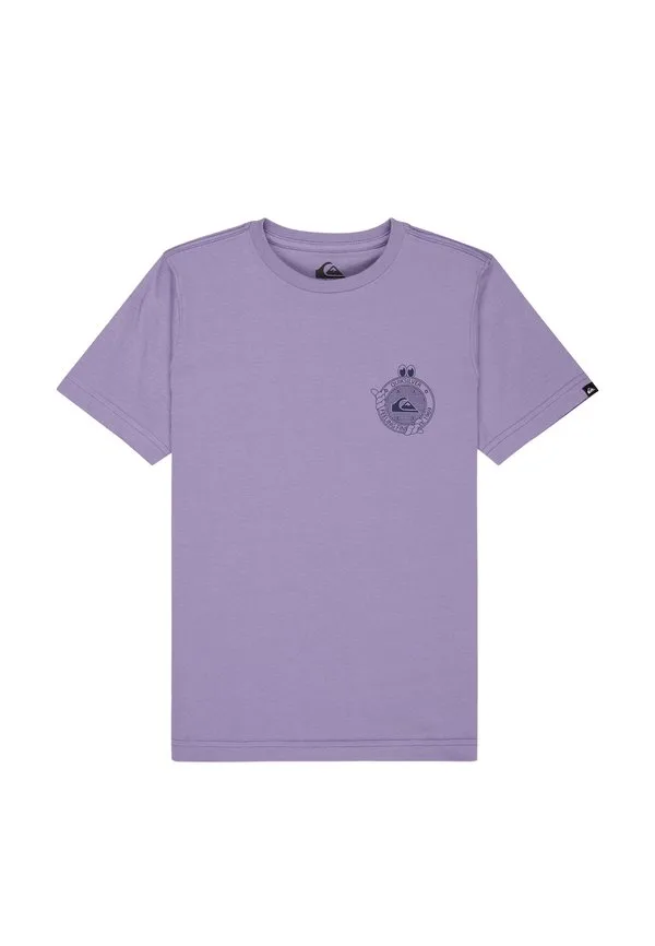 Футболка с принтом street echo ss (kvj0) Quiksilver, Purple