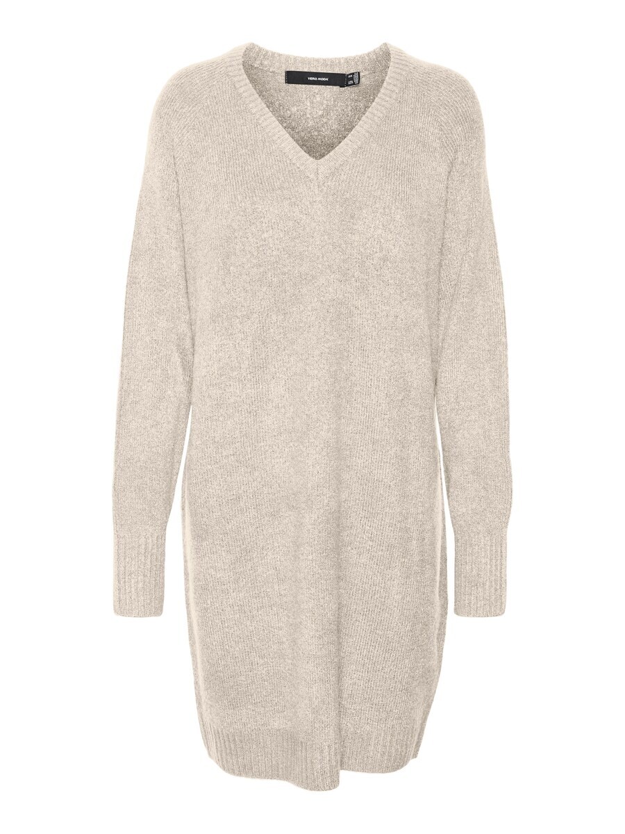

Вязаное платье Vero Moda ELLYLEFILE, бежевый