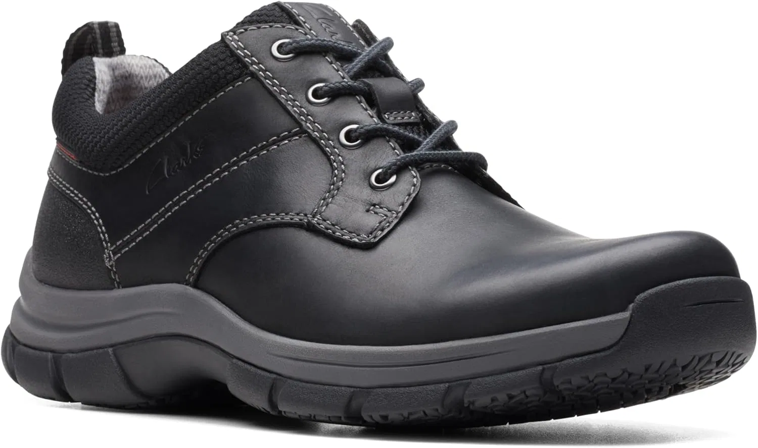 Мужские туфли Clarks Walpath LowOxford, 2-Black Leather — фото 3