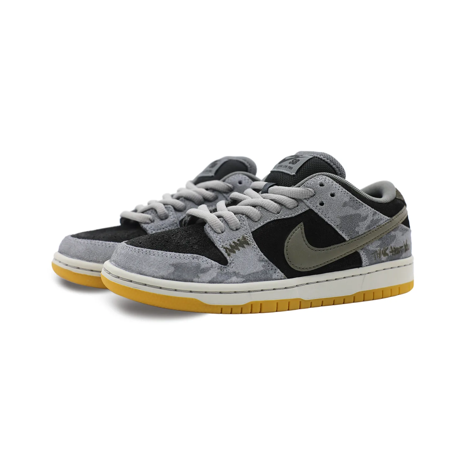 Nike Dunk SB Low Pro Charcoal Gray Rubber Abrasion Resistant Slip Resistant низкие кроссовки для скейтбординга Unisex — фото 4