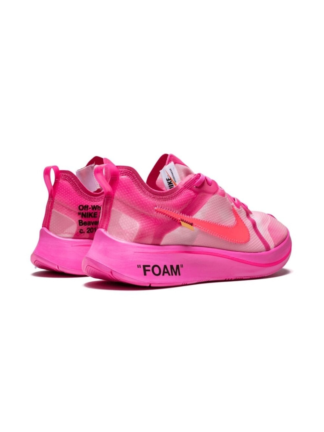 Кроссовки 'Zoom Fly' Nike x Off-White Nike X Off-White, розовый — фото 3