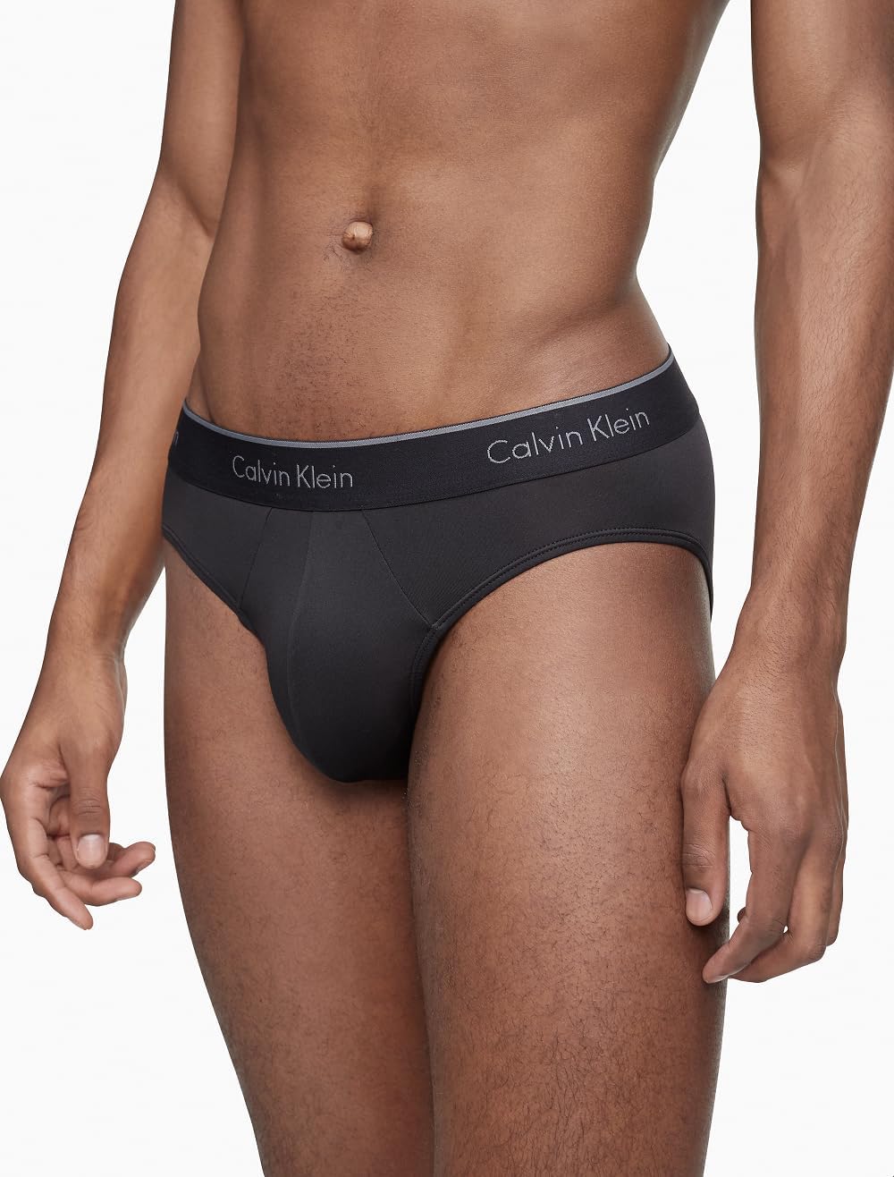 Комплект из 7 мужских трусов-брифов Calvin Klein Micro Stretch, 2 Black, 2 Blue Shadow, 2 Medium Grey, 1 Cobalt Water — фото 4