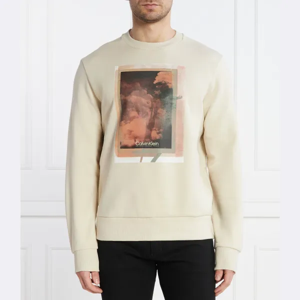 

Толстовка обычного кроя Calvin Klein, бежевый