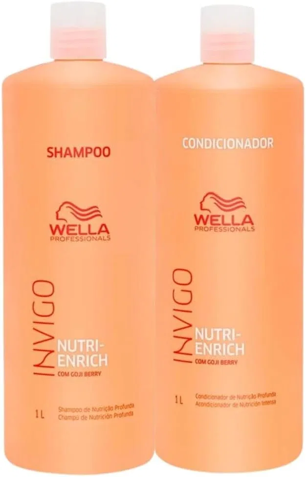 Набор WELLA Invigo Nutri-Enrich: шампунь 1 л + кондиционер 1 л Wella