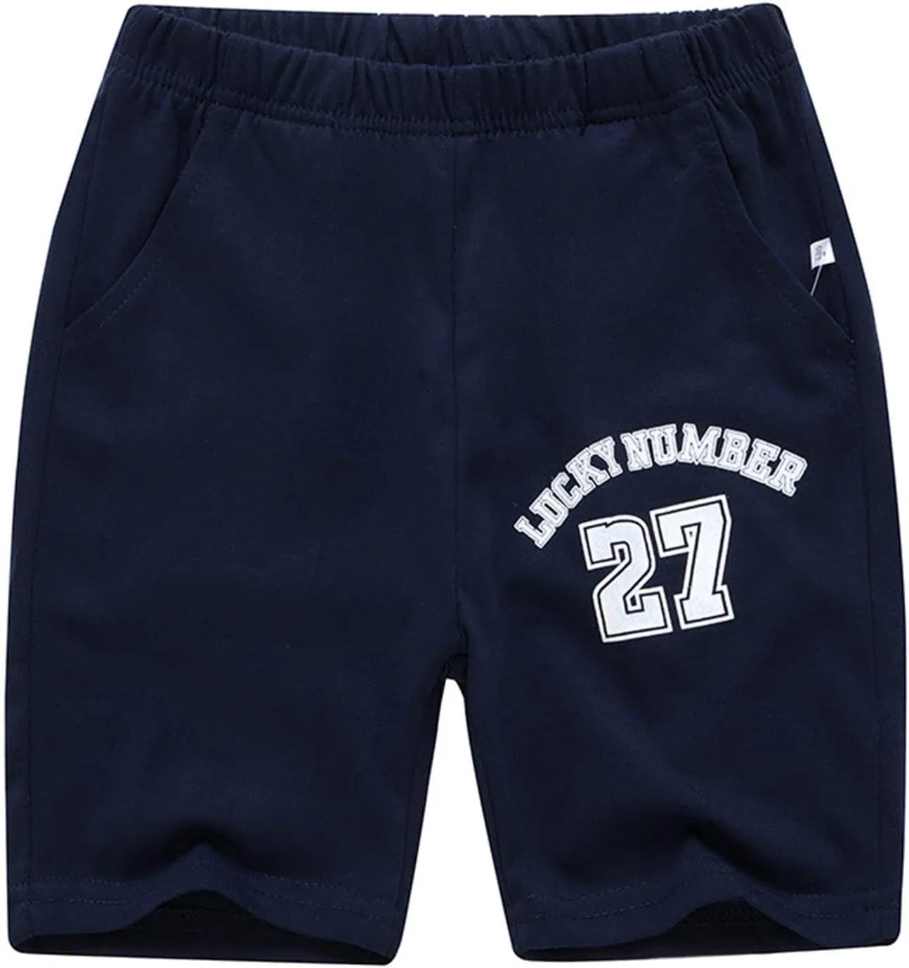 Детские футбольные шорты Athletic Quick Dry, хлопок, синие, размер 4 — фото 2