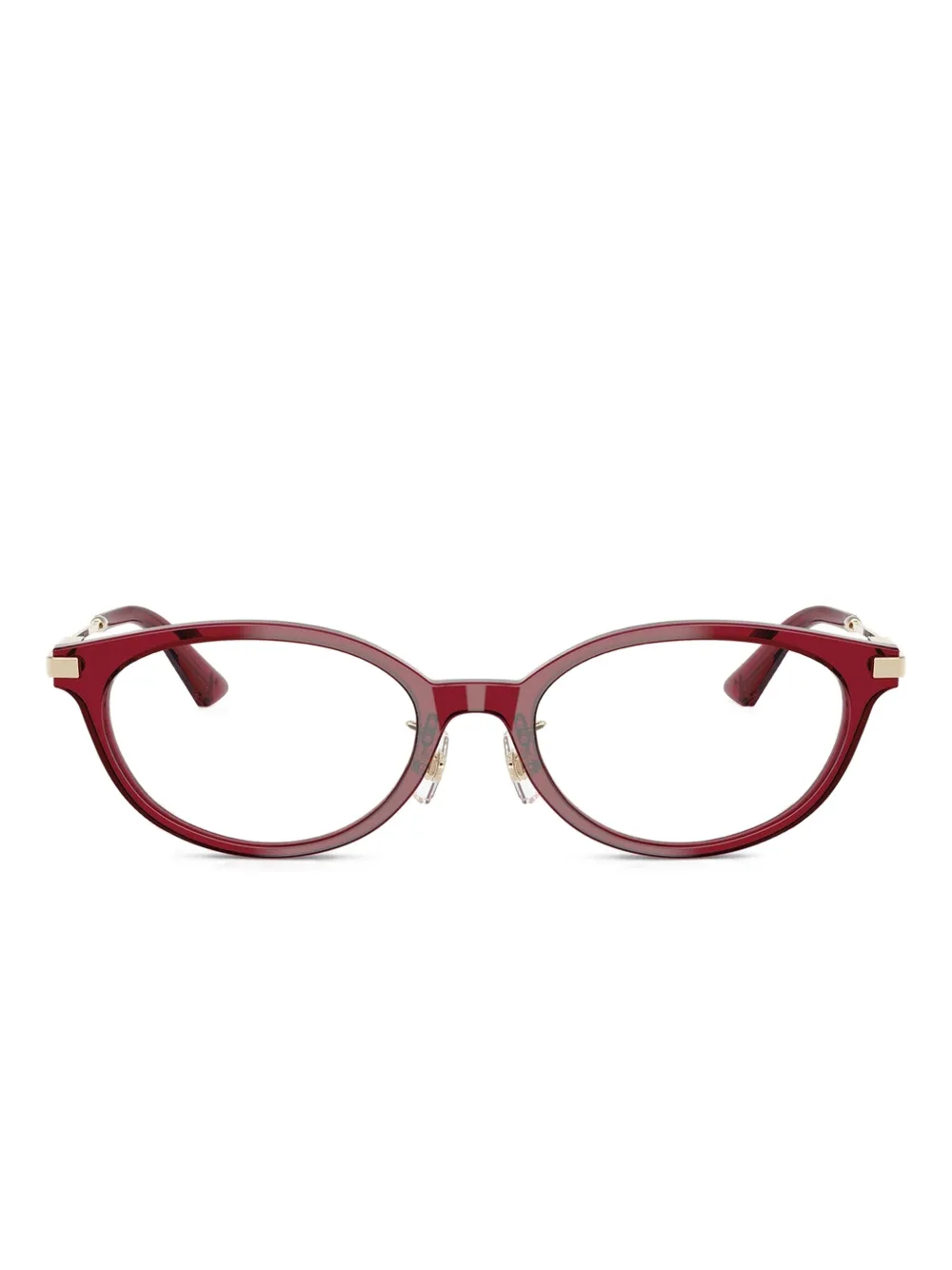 

Очки в круглой оправе Jimmy Choo, красный