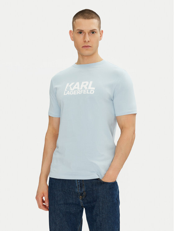 

Футболка обычного кроя 755087 552235 Karl Lagerfeld, голубой