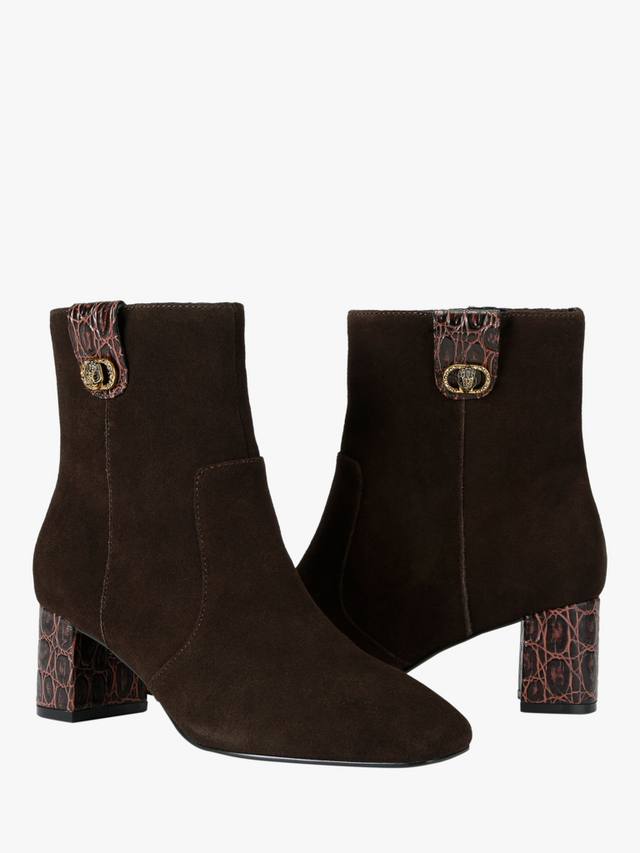 Челси ботинки с отделкой на щиколотке Kurt Geiger London, Brown — фото 4