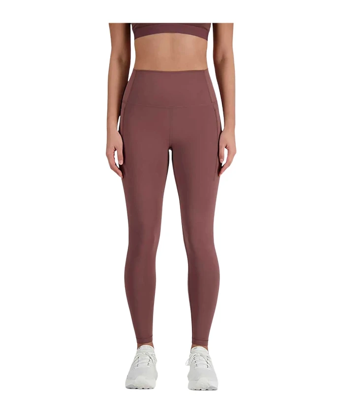 

Леггинсы Harmony с высокой посадкой и карманами, размер 63,5 см New Balance, коричневый