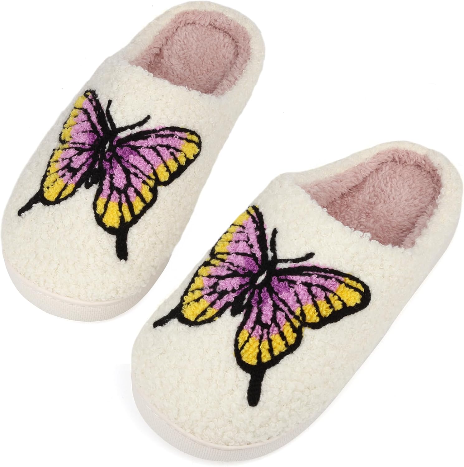 

Домашние тапочки для женщин и мужчин, мягкие, уютные, теплые плюшевые домашние обувь Onngaku, фиолетовый