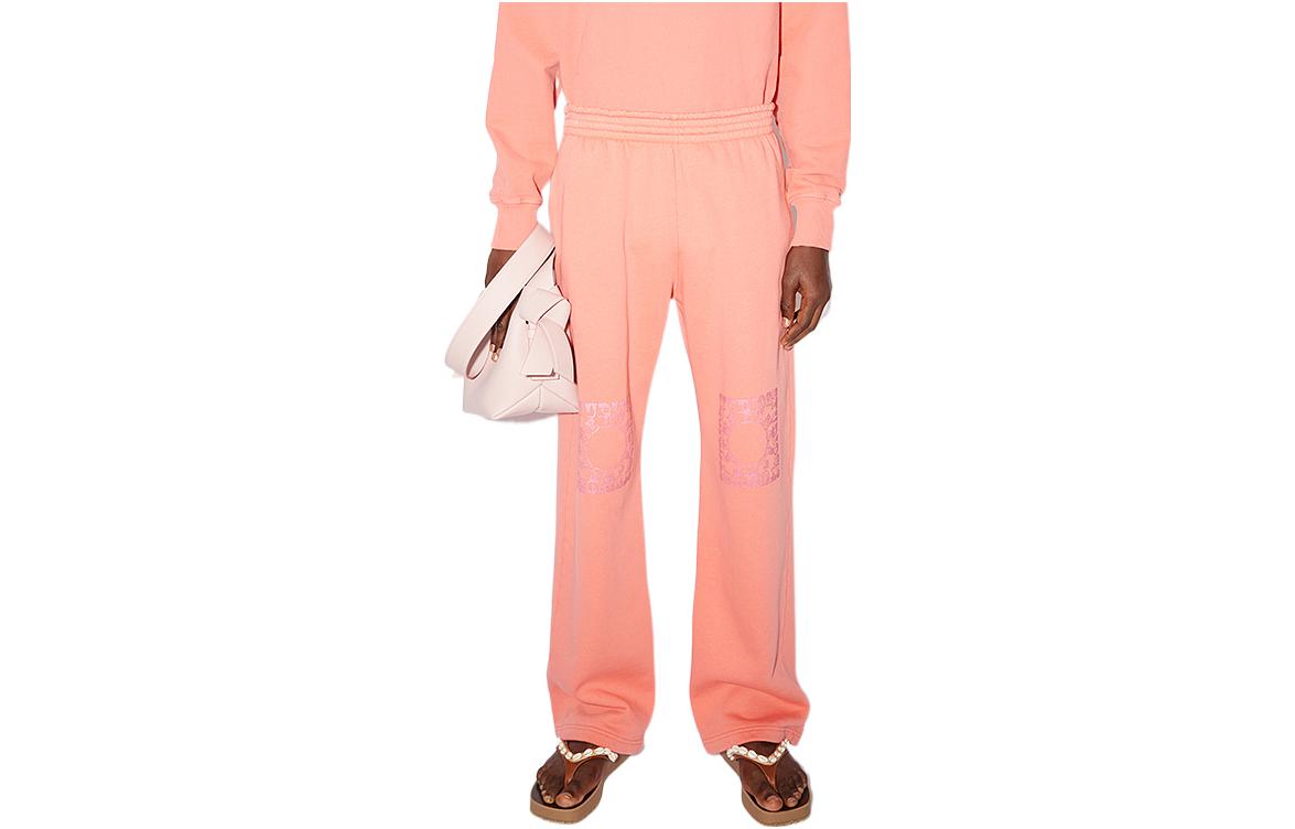 Повседневные брюки мужские розовые Acne Studios — фото 2