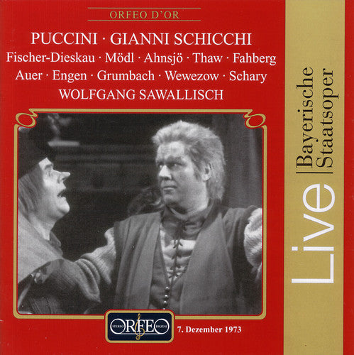 

CD диск Puccini / Fischer-Dieskaus / Modl / Sawallisch: Gianni Schicchi