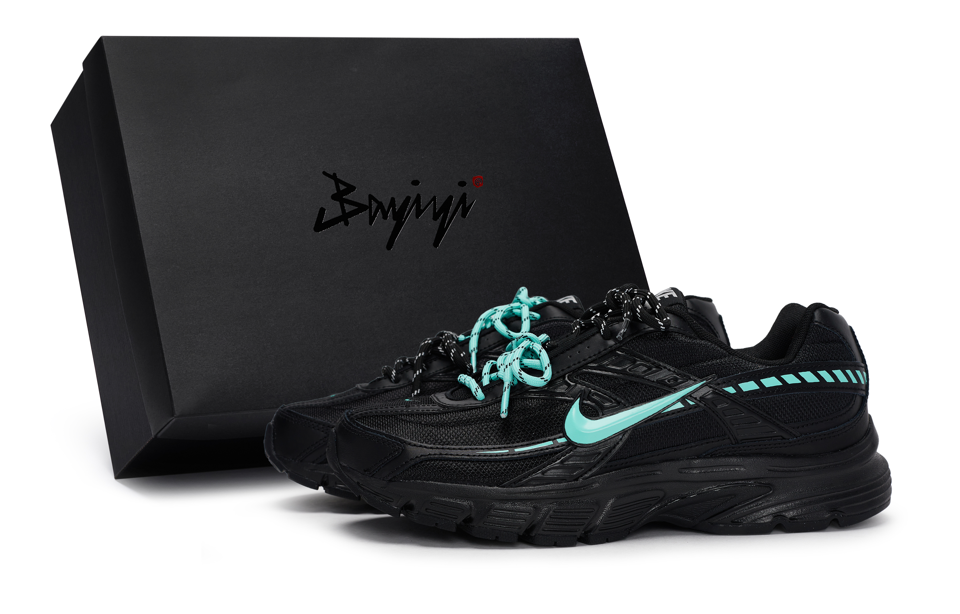 

Nike Кроссовки Initiator Anti Slip с низким верхом, износостойкие, мужские, черно-синие