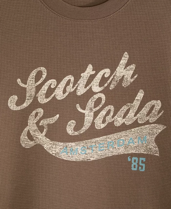Футболка с длинным рукавом и принтом для мальчиков-подростков SCOTCH & SODA — фото 4