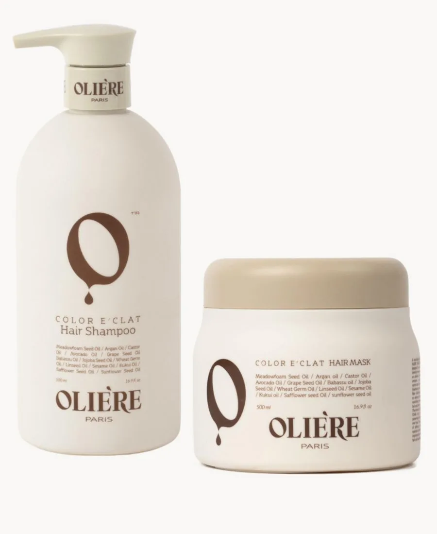 Oliere Paris Набор для ухода за волосами Color Eclat Cleanse & Repair Hair Care Duo