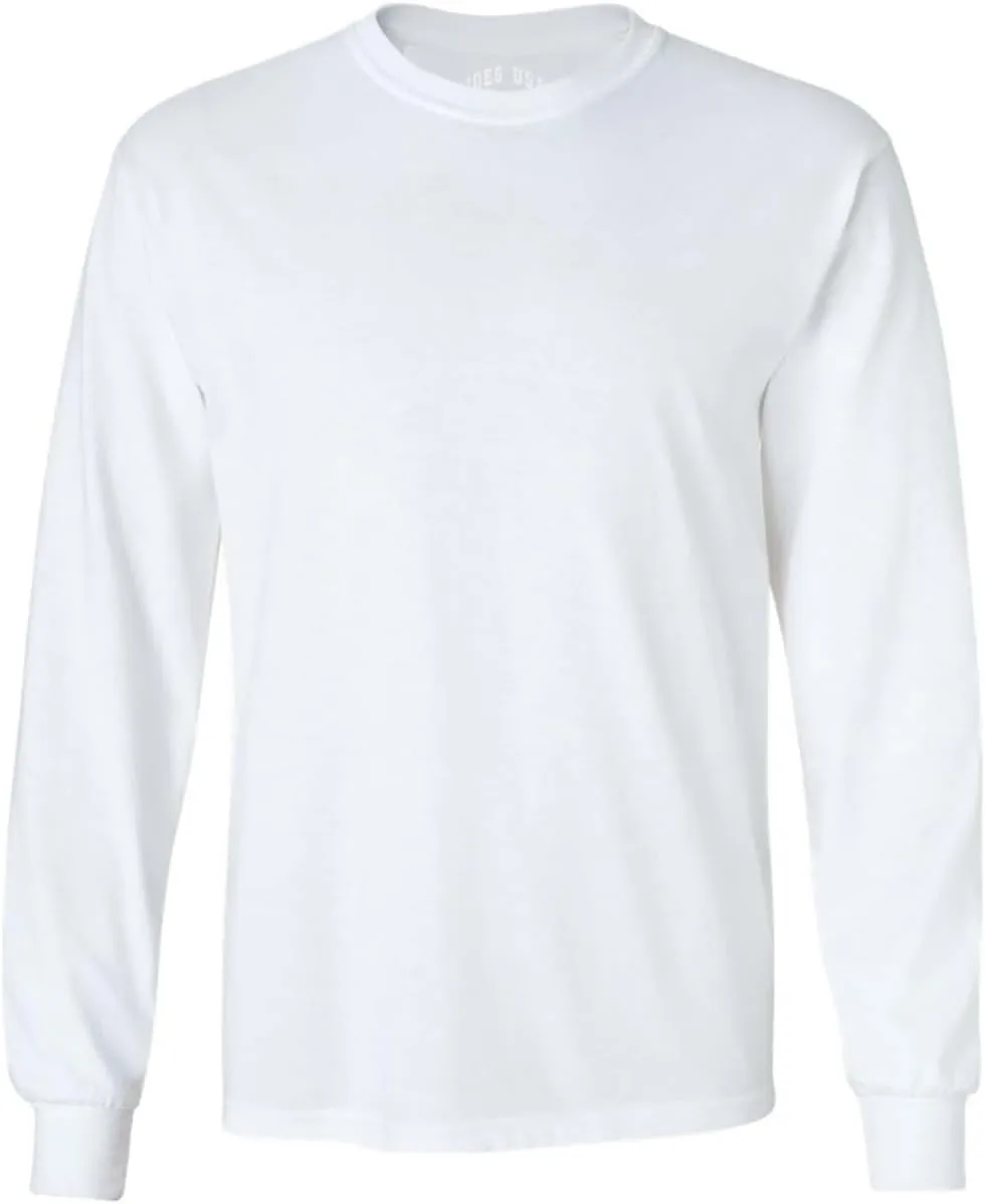 

Футболка Joe's USA мужская с длинным рукавом, Heavyweight Cotton, Regular, Big & Tall