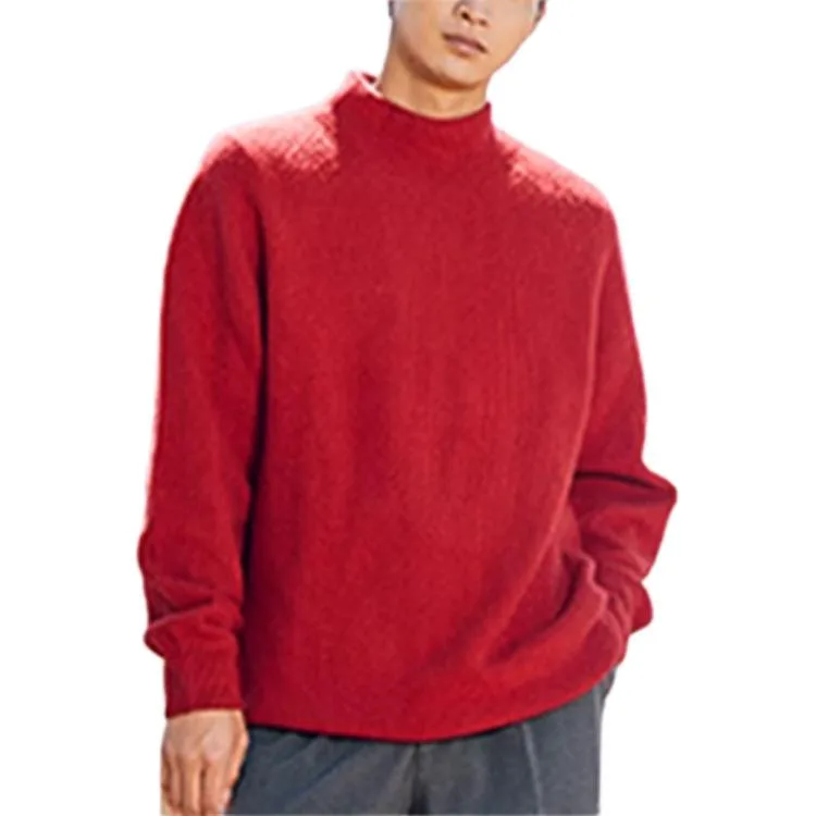 UNIQLO Толстовка мужская 16 красная водолазка — фото 4