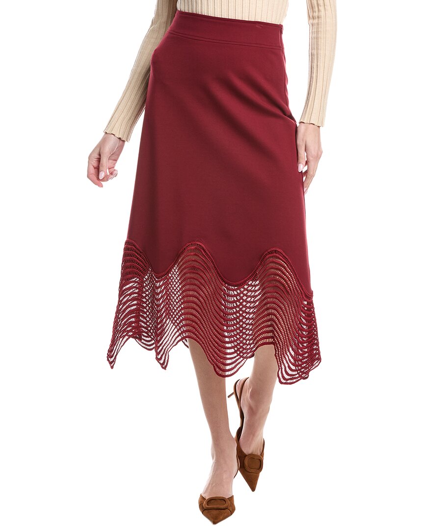 

Юбка А-силуэта Gracia, красный