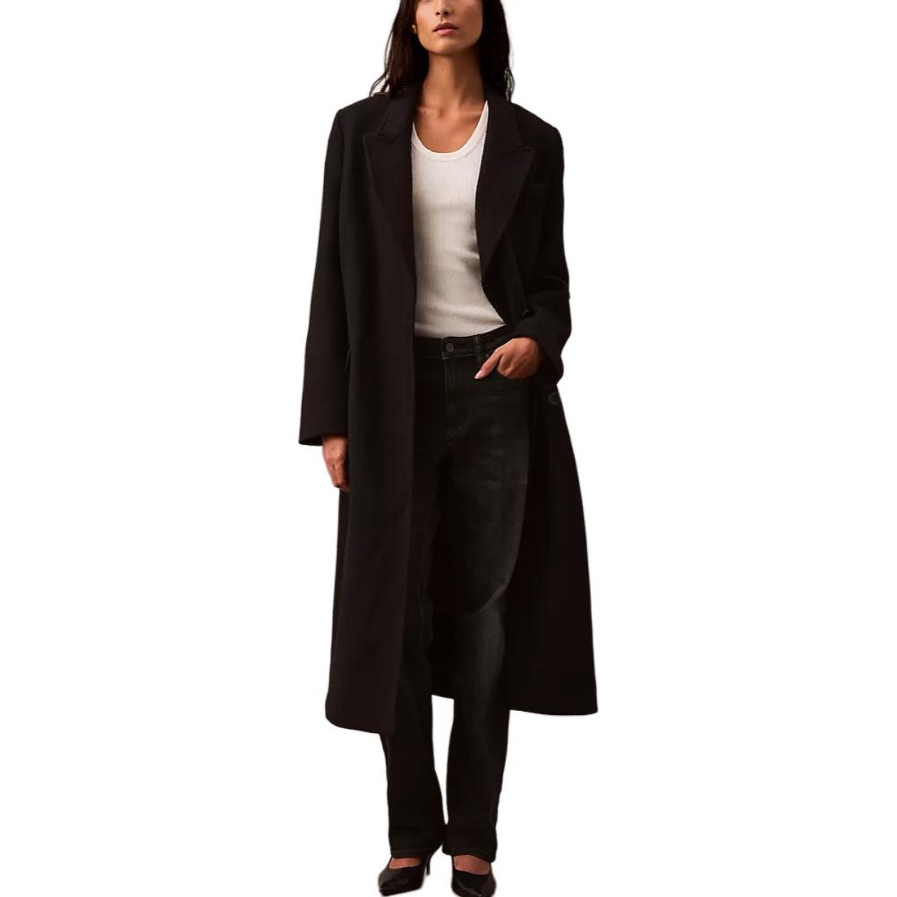 

Calvin Klein Женское черное пальто Black, Black