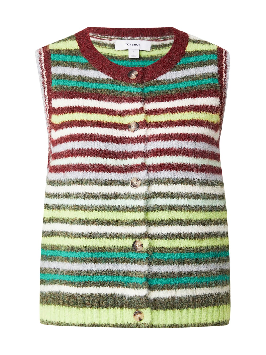 

TOPSHOP Жилет 'SCARO' в коричневом цвете