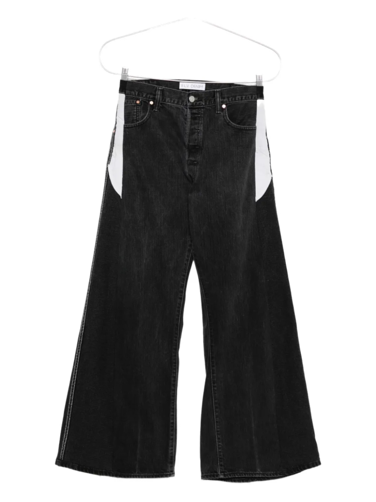 

Джинсы ELV DENIM с декоративными вставками E.L.V DENIM, серый