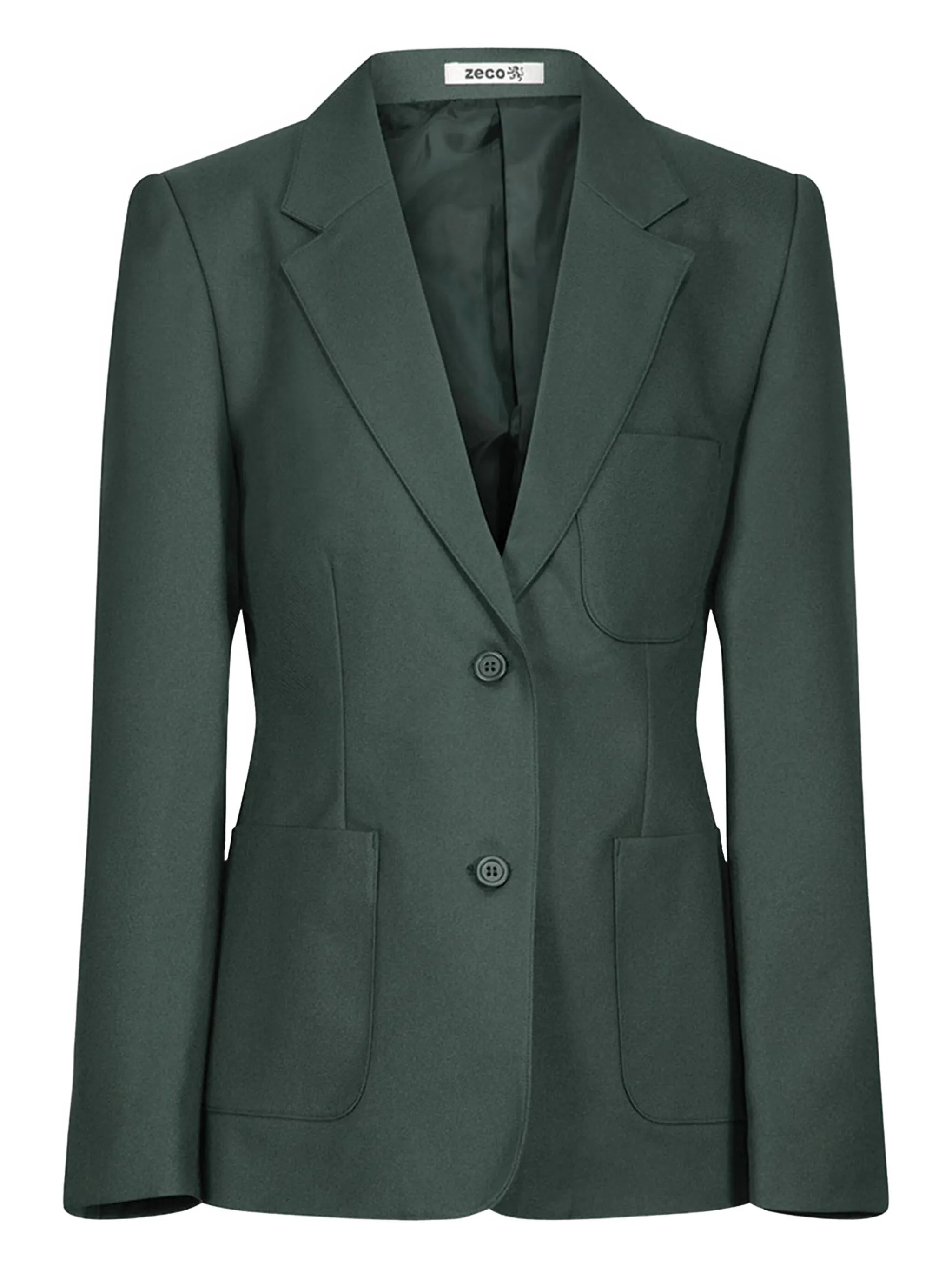 

Пиджак с карманами Zeco Schoolwear Kids, зеленый