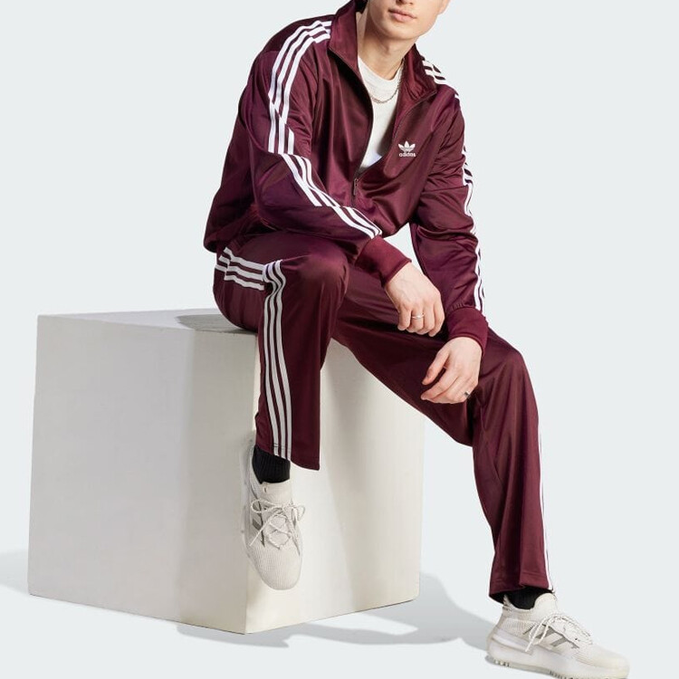 Трикотажные спортивные штаны мужские каштановые Adidas Originals, цвет Chestnut — фото 4