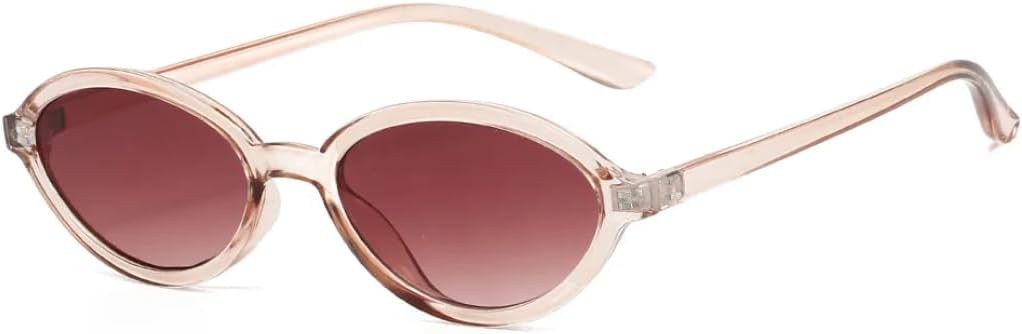 

Солнцезащитные очки с защитой от УФ-излучения UV400 | Овальная оправа с леопардовым принтом, маленькая оправа | Линзы конфетных цветов | Для женщин и мужчин | Для занятий спортом на открытом воздухе и вождения LXLHWN, Brown