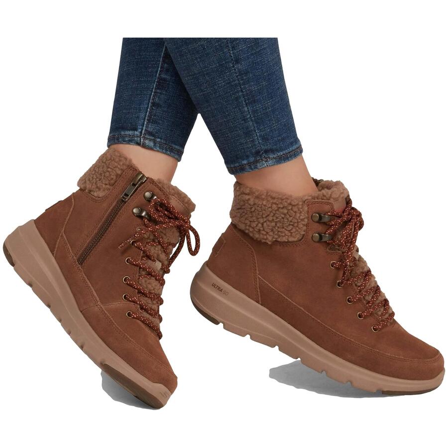 Ботинки Skechers Glacial Ultra - Wood для женщин — фото 2