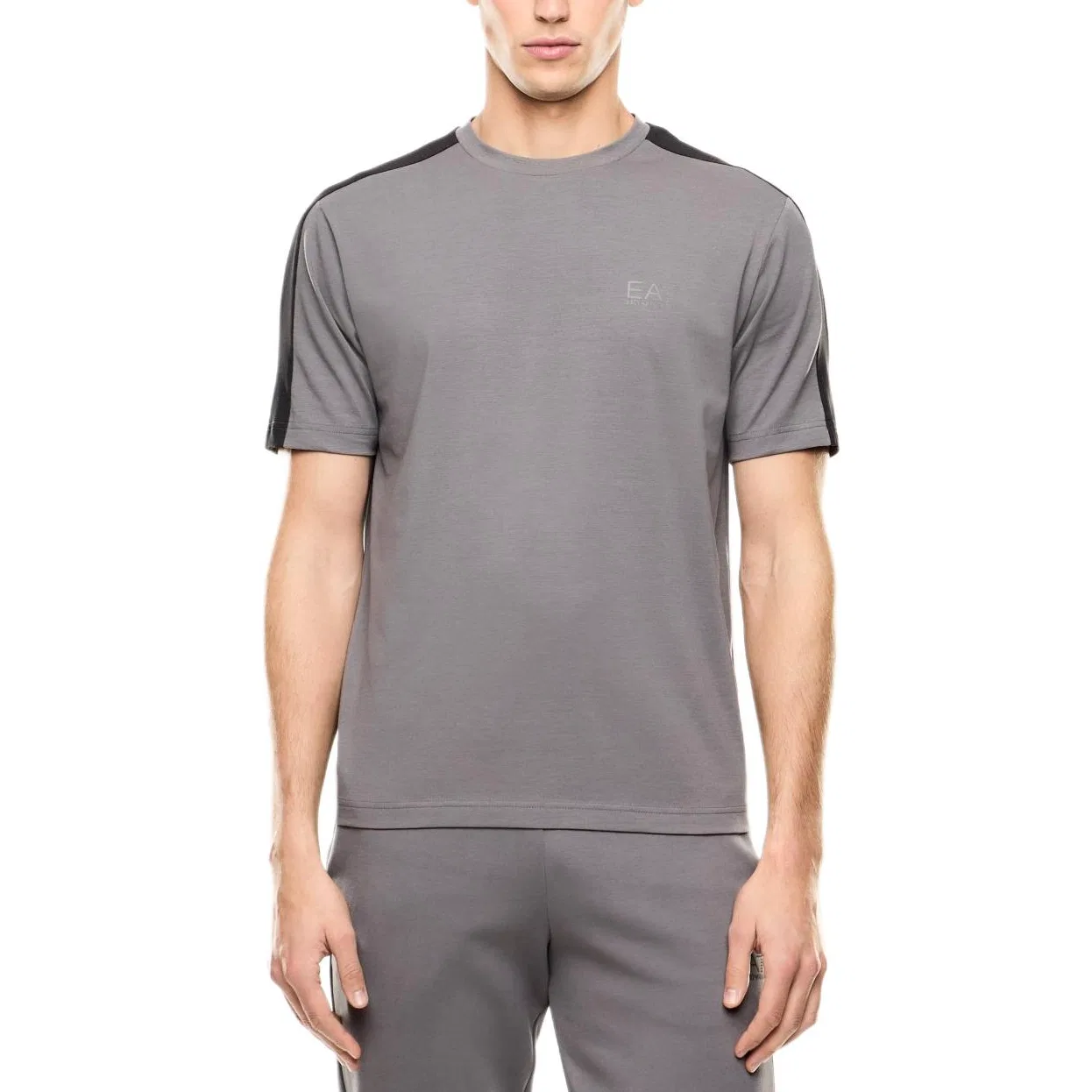 Футболка EMPORIO ARMANI EA7 серая — фото 4