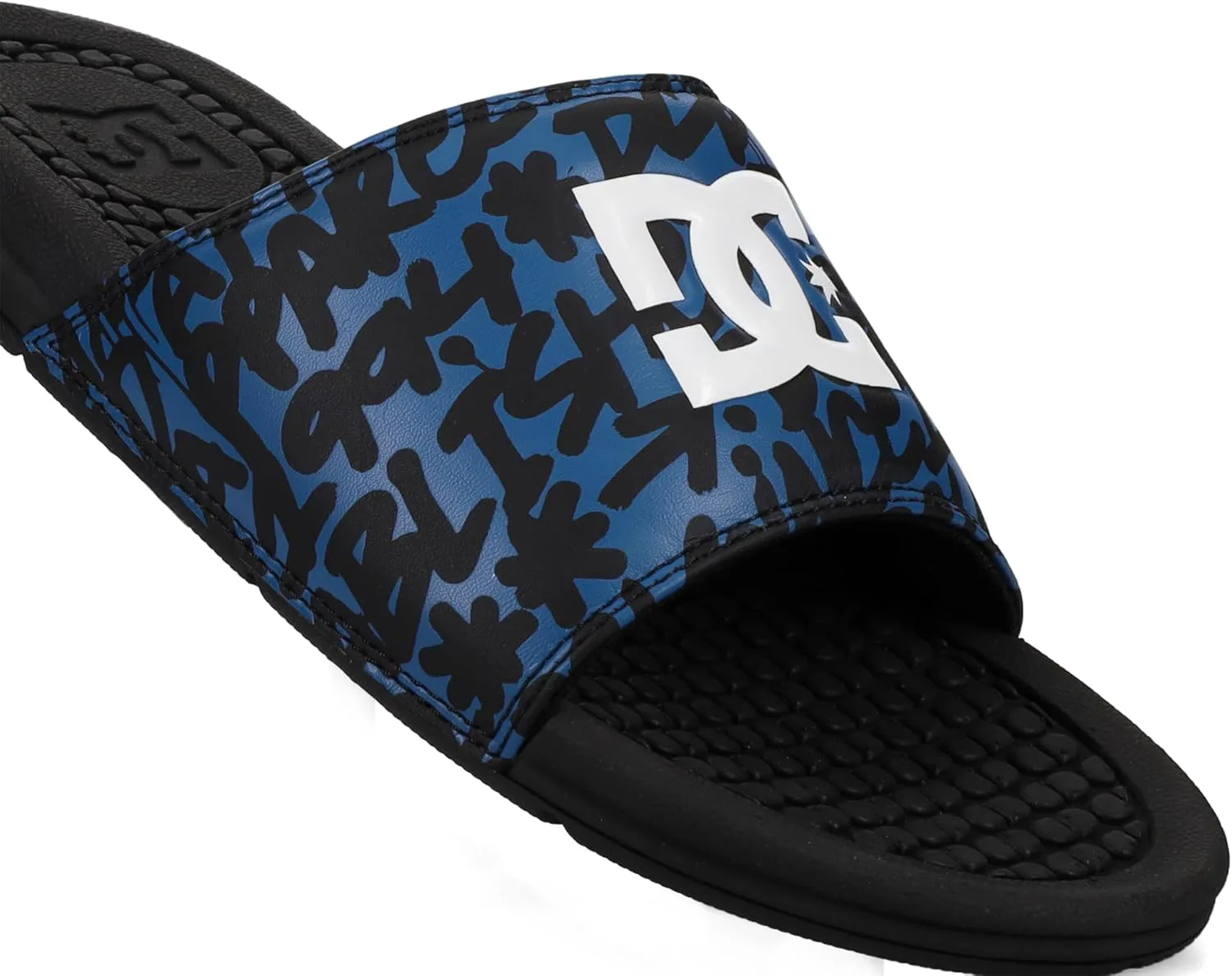 Мужские шлепанцы DC Bolsa DC Shoes, черный/синий/белый — фото 3
