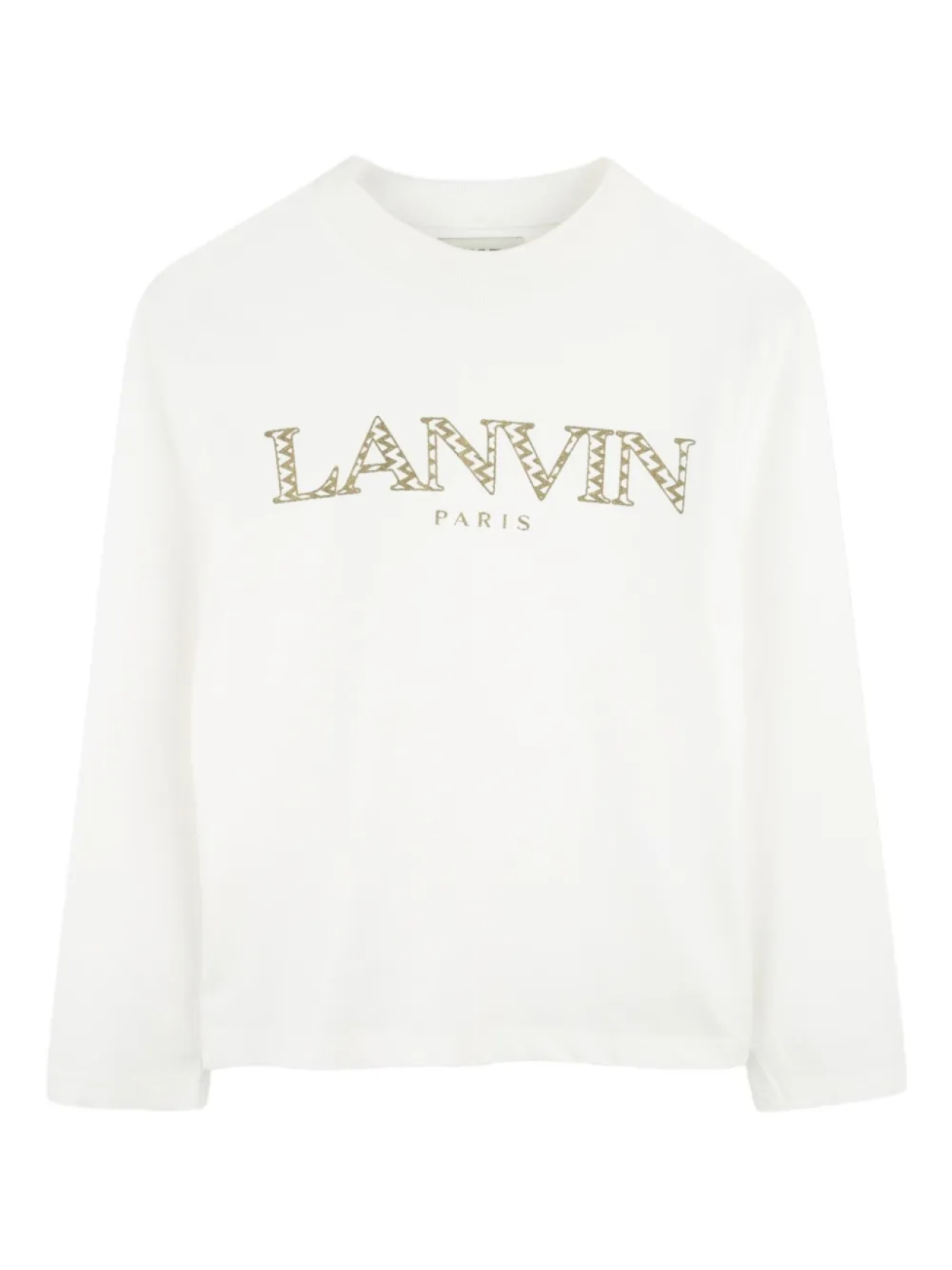 

Lanvin Enfant лонгслив с логотипом, белый