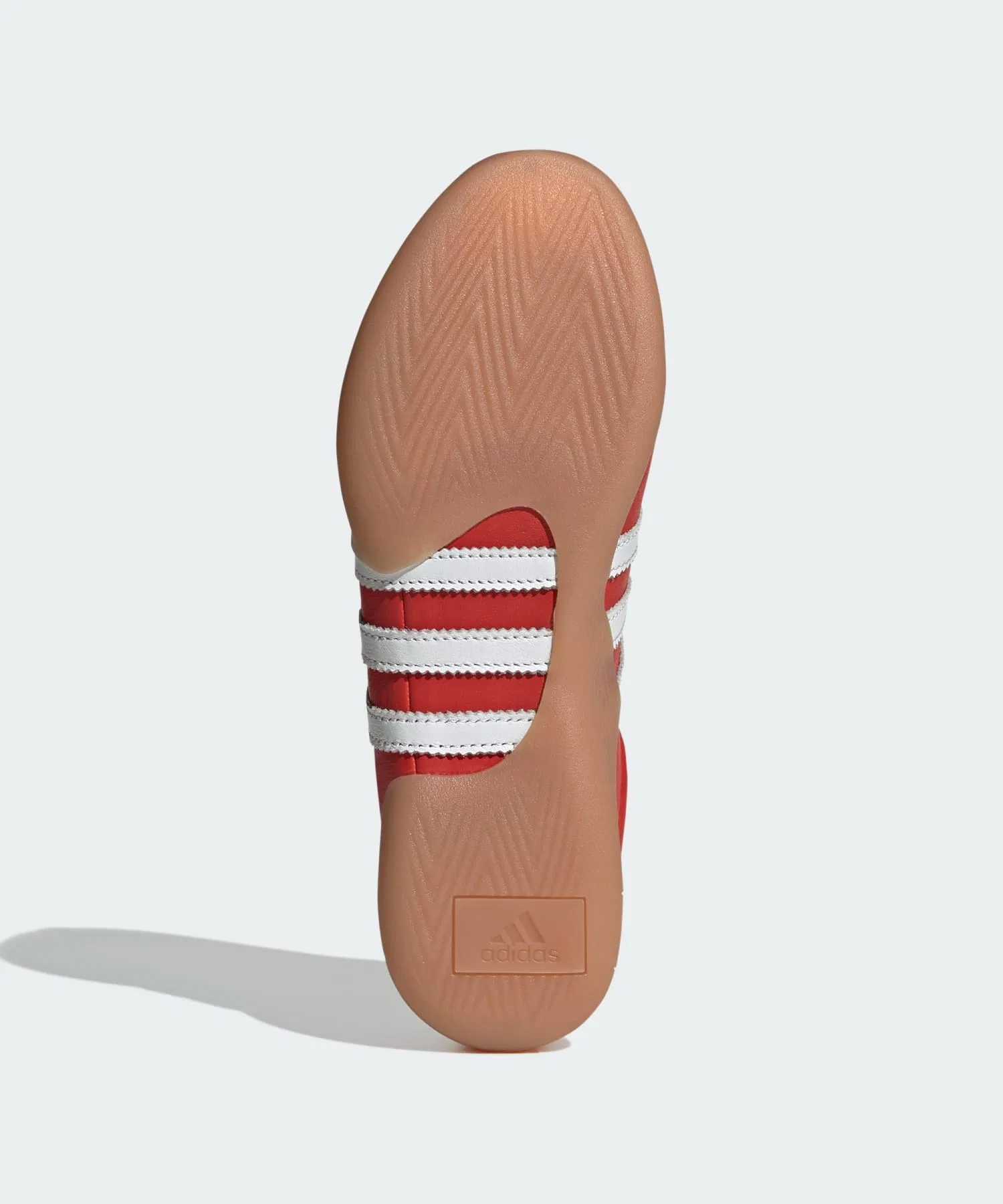 Унисекс слипоны из натуральной кожи adidas Taekwondo Mei красные — фото 3