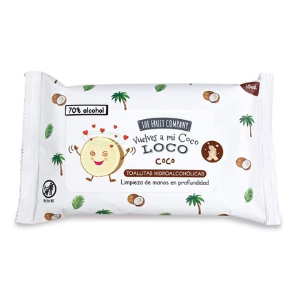 Полотенца для рук Coco Hydroalcoholic 15 шт. 70% спирта The Fruit Company — фото 2