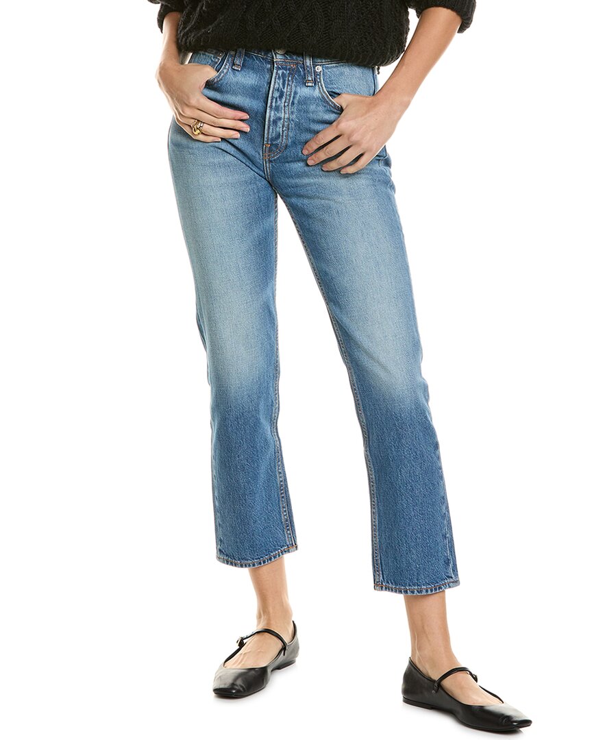 

Rag & bone узкие джинсы Maya с высокой посадкой Paeonia Ankle Slim, синий