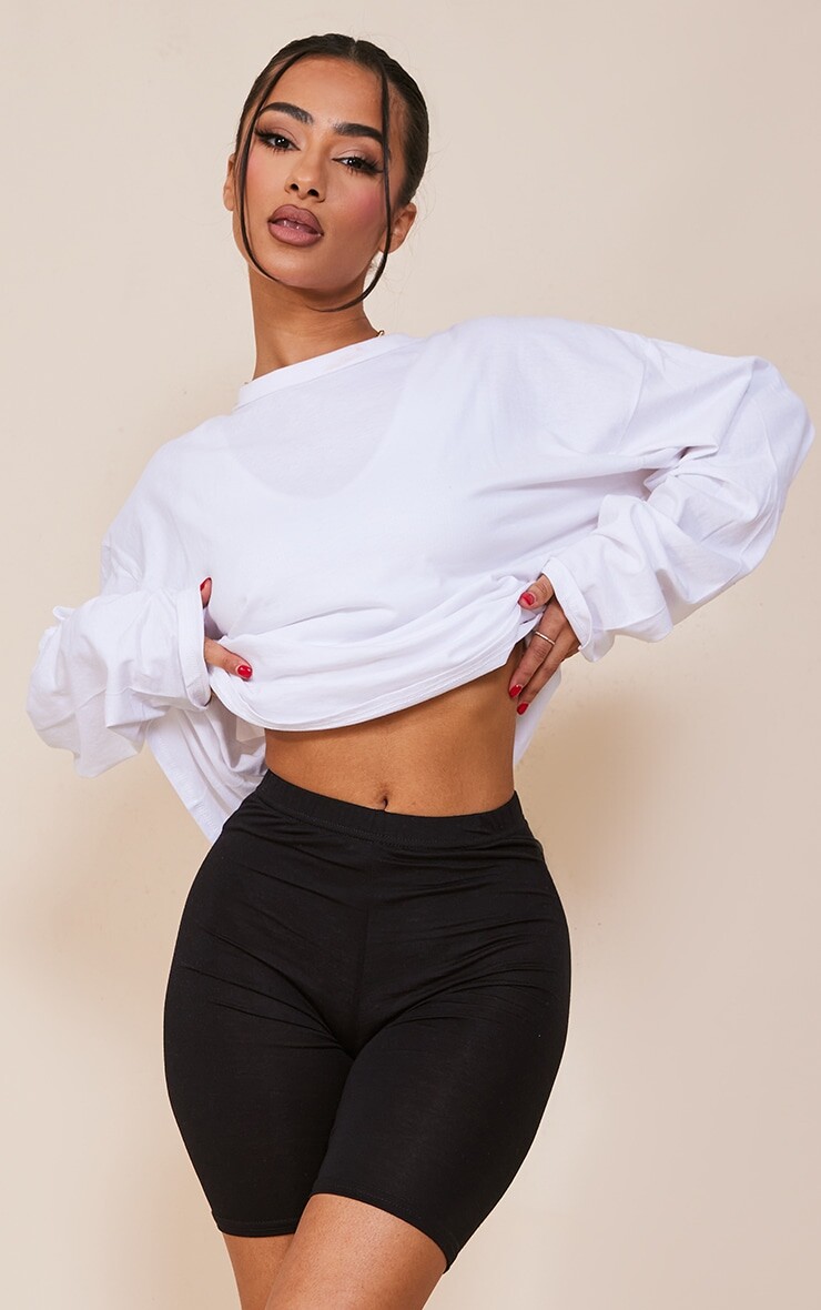 

PrettyLittleThing Базовые велосипедки Petite Black