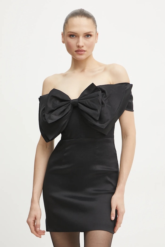 

Мини-платье с бантом MINI BOW DRESS Bardot, черный