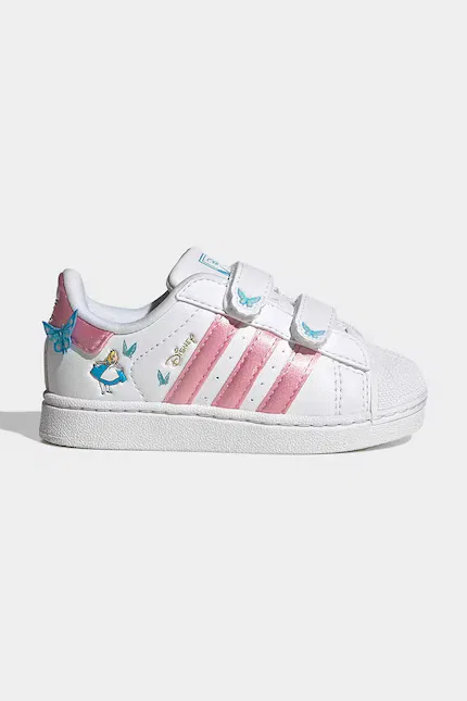 Кроссовки детские Disney Superstar II Adidas Originals, белый