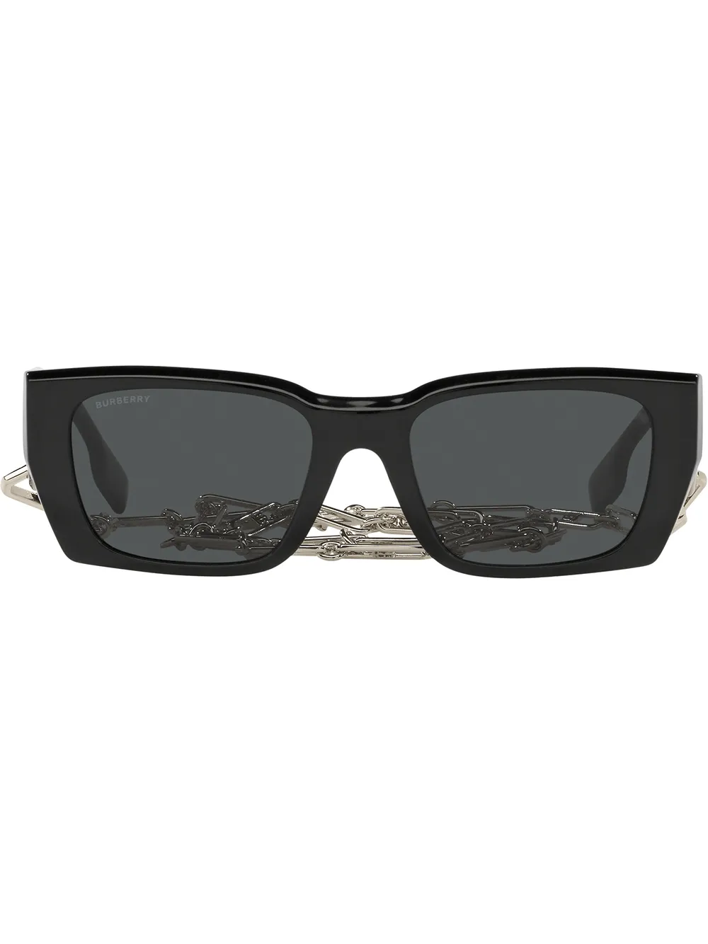 

Солнцезащитные очки Poppy в прямоугольной оправе Burberry Eyewear, черный