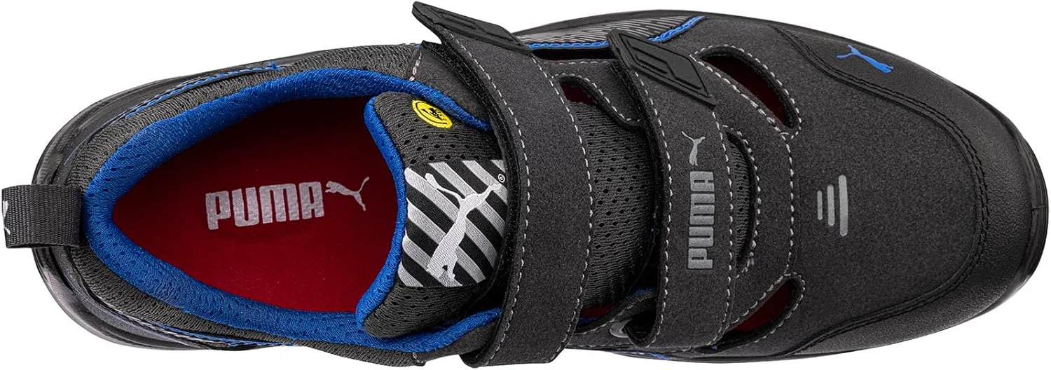 Защитные кроссовки PUMA Neodyme Low S1PS ESD - это модель унисекс с низким профилем, черный — фото 4