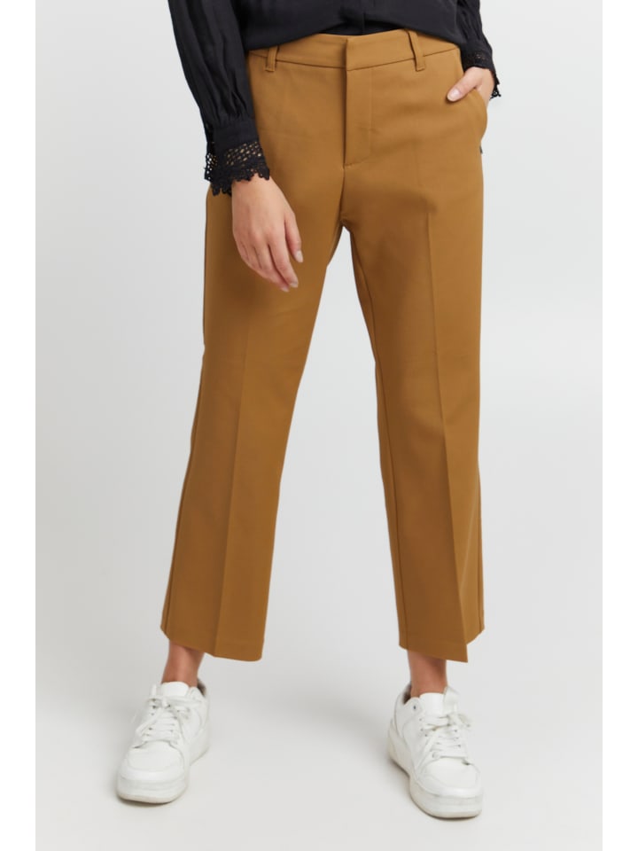 

Pulz Повседневные брюки PZBINDY, стандартный крой, цвет «Жареный пекан»