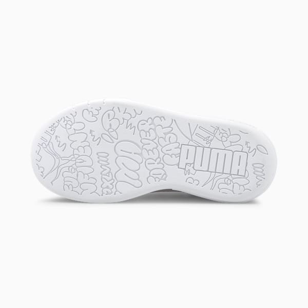 Маленькие дети не любят кроссовки Multiflex Synthetic Puma, белый — фото 4