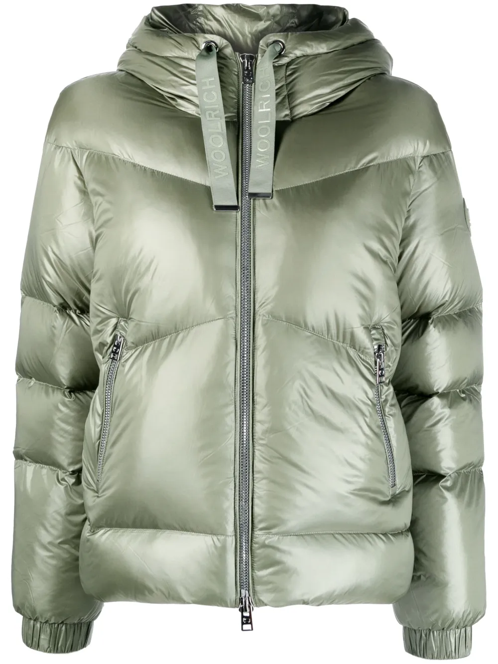 

Короткий пуховик Aliquippa WOOLRICH, зеленый