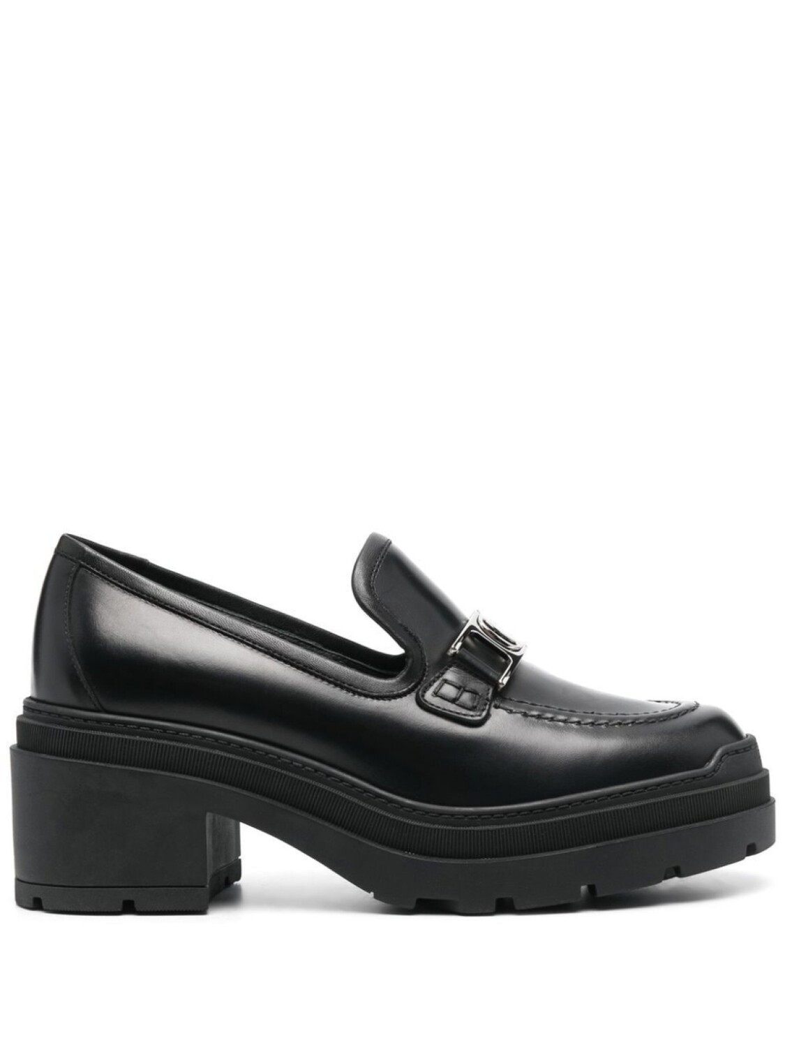 Ferragamo лоферы Vara Chain, черный
