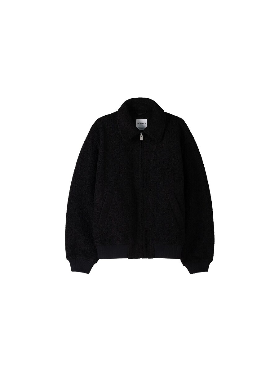 

Всесезонная куртка Bershka Between-Season Jacket, черный