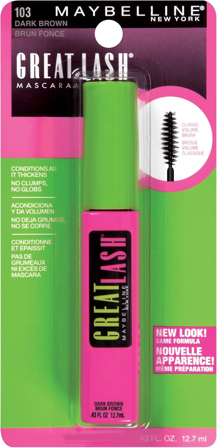 Тушь для ресниц Great Lash, ухаживающая, MAYBELLINE, 0.43 fl oz, темно-коричневый — фото 3